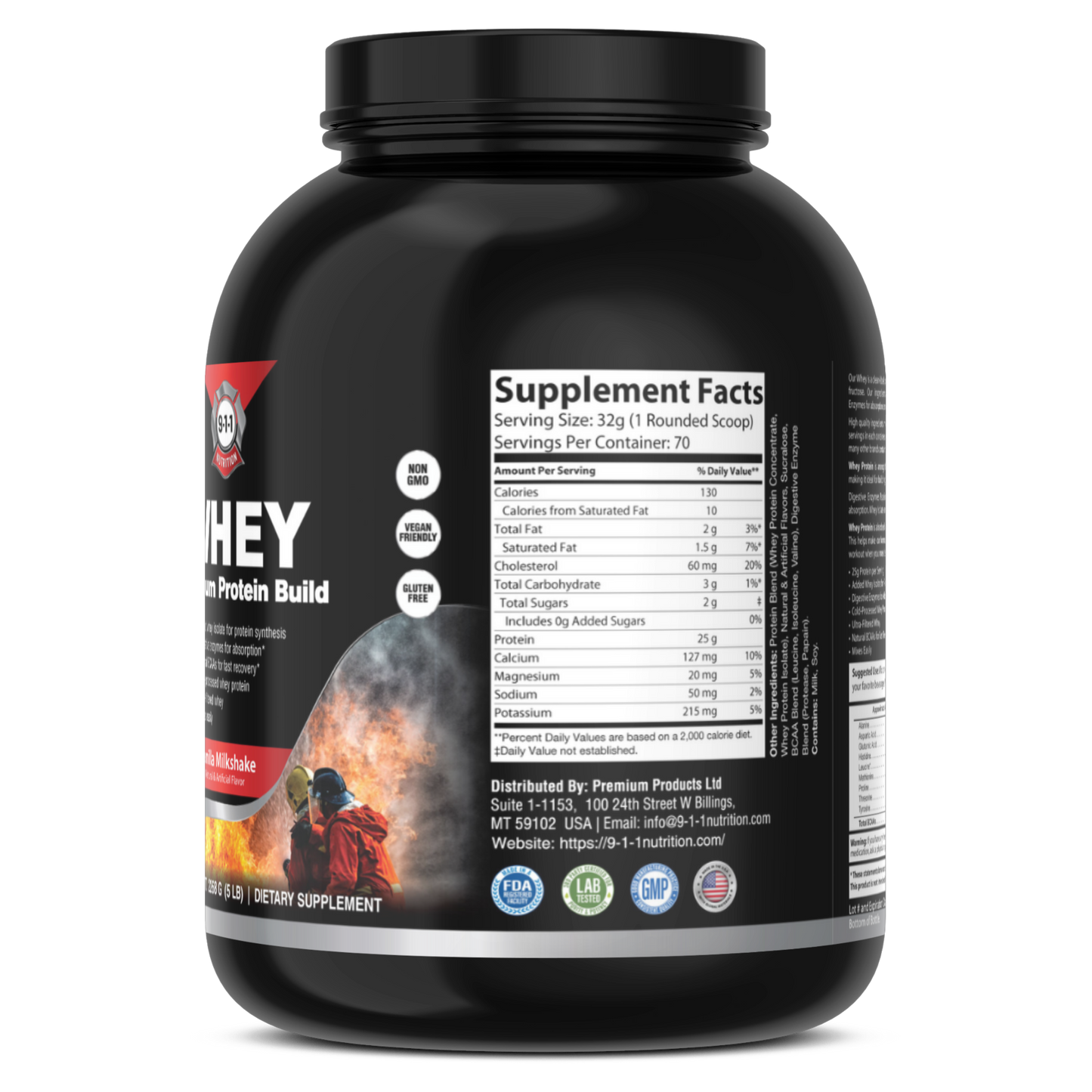 Whey: Premium Protein Build